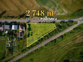 Investičný pozemok | 2 748 m² | Mokrance - Buzická