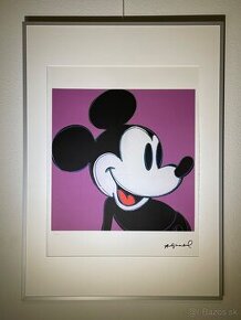 Andy Warhol "Mickey" Limitovaná edícia_Číslované_Certifikát