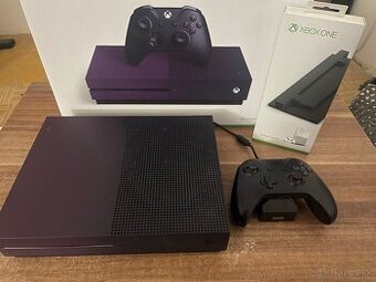 Predám Xbox One Fortnite Edition 1TB + Nabíjací Dok Hori