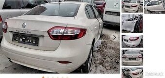 RENAULT FLUENCE 1.6 2015 predám dvere, MASKU, MOTOR H4MD7, D