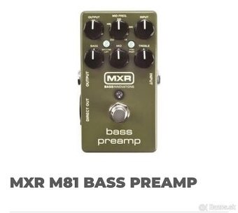 MXR M81 bass preamp/Laney bass kompresor