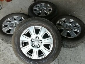 16" 5x112 Alu kolesá na Audi Q3, Q5 zimné pneu 215/65 r16 - 1