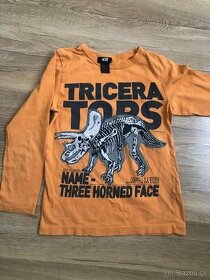 tričko H&M treiceratops vel. 110