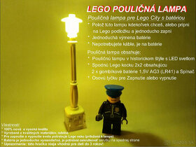 LED LEGO POULIČNÁ LAMPA - 1