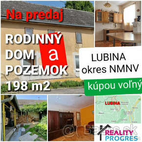 RODINNÝ DOM-CHALÚPKA s "VÍŠKOU" a POZEMOK 198m2 LUBINA-NMNV - 1