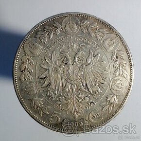 5 Koruna 1909 bz, Rakúsko - Uhorsko