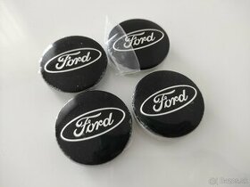 Stredove krytky diskov Ford cierne a modre 54mm - 1