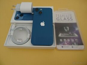 iPhone 13 MINI 256GB BLUE - ZÁRUKA 1 ROK - VELMI DOBRY STAV