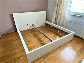 IKEA MALM BIELA 140x200 | NOVÁ RÁMOVÁ SADA POSTELE