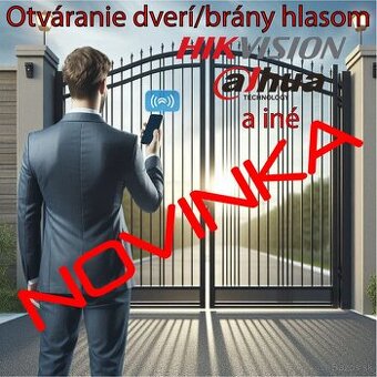 Otváranie dverí/brány hlasom