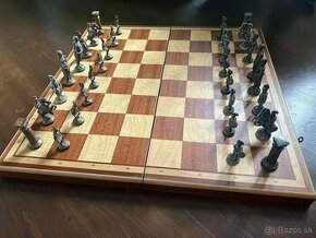 Historické Starožitné Šachy Vintage Retro - 1