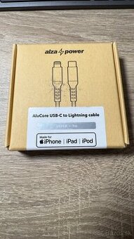 Nový kábel AlzaPower AluCore USB-C to Lightning MFi 1m - 1