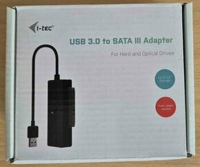 2ks  i-Tec USB 3.0, SATA adaptér+napájač