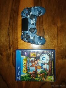 PS4 Dualshock + Crash Bendicoot N Sane Trilogy