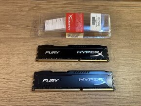 RAM Hyper X Fury DDR3 8GB 1600 Mhz CL10 (posledny ks)