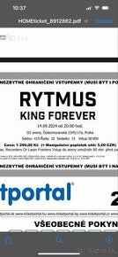 Lístky RYTMUS KING FOREVER