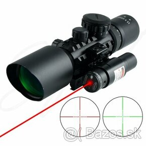 Predám nový puskohlad s laserovým zameriavačom 4-10x42