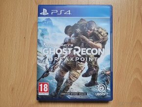 Predám hru na PS4 Ghost Recon Breakpoint CZ titulky