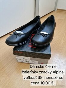 Dámske balerínky značky Alpina