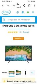 Samsung smart led tv 4K 49inch 123 cm