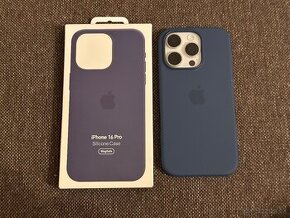 iPhone 16 Pro Silicone Case Denim