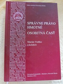 Marián Vrabko a kol. Správne  právo hmotné osobitna časť