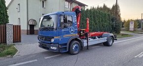 Mercedes Benz Atego 1624 hákový nosič + hydr. ruka - 1