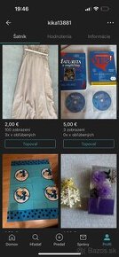 Knihy, Cd, DVD, oblečenie