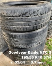 Pneu 225/50R17 a 195/55R16