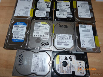 IDE hdd 40-60-80-320gb za 10e kus