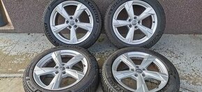 Alu Audi 5x112 a zimné Michelin Pilot Alpin 5 225/55 R18 - 1