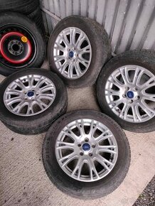 4ks alu + 1ks orig. Ford disky 5x108 r16 205/55 r16 zimné