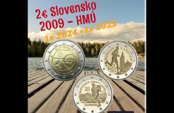 🪙 Jedinečný set 2€ pamätné mince SR– Od začiatku po finále