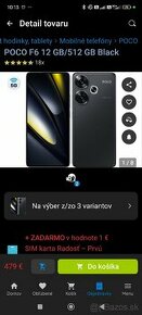 XIAOMI Poco F6 512GB čierna farba