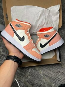 Jordan 1 Mid Orange Suede 38 - 1