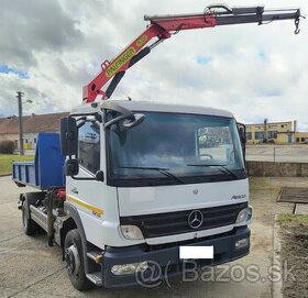 12t MB kontejner+HR Palfinger jeřáb Mercedes Atego - 1