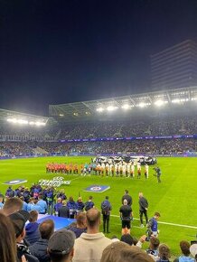 Slovan - AC Milan - TOP miesto v strede hlavnej tribúny