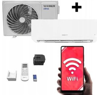 KLIMATIZÁCIA NOVÁ WIFI  Weber kúriť chladiť