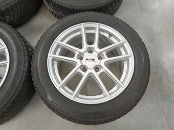 Predam zimne ALU 5x112 R16 7J ET52 PLATIN SKODA VW SEAT - 1