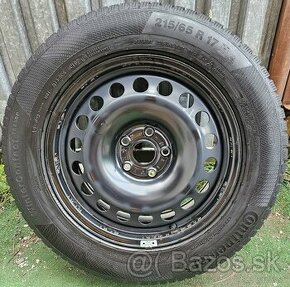 Originálna zimná sada VW - 5x112 r17 +Continental 215/65 r17