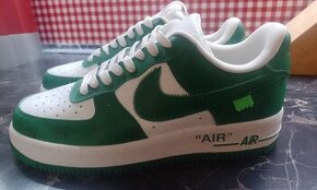 Nové krásné kožené botasky Nike Air Force one 1 Louis Vuitto