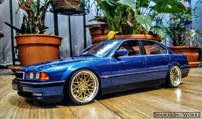 Predam model BMW 740 E38 tuning v mierke 1:18