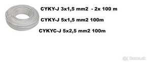 CYKY-J  5x1,5 / CYKY-J  5x2,5 / CYKY-J  3x1,5