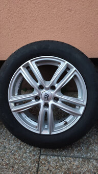 Alu disky 5x112 r16  6,5J + 205/55 r16 - 1