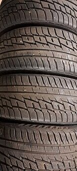 Predám 4ks jazdené zimné 215/45r16-90V Matador