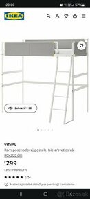 Vyvýšená posteľ Vitval ikea - 1