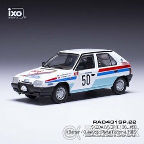 Modely Škoda Rallye Favorit, 130 a další 1:43 IXO - 1