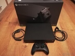 Xbox One X 1TB HDD konzola, prislusenstvo a vela hier