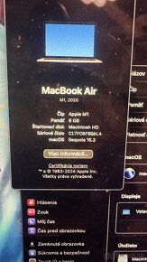 MacBook air 256gb M1 čip