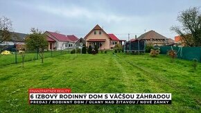 Rodinný 6 izbový dom so záhradou 1106 m2, Úľany nad Žitavou,